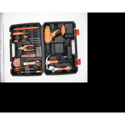 12,16.8v Li-ion 78 Components Cordless Drill Tools Set Household Hardware Toolbox Multifunction Tools Set Box