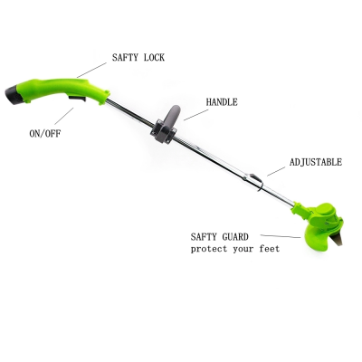 2020 Newest Fashion Lithium Battery Cordless Grass Cutter Trimmer Mini Power Weeder Machine With Popular